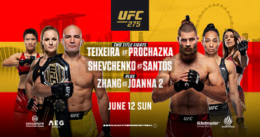 Tickets: UFC 275 @ Singapore Indoor Stadium | 12 Jun 2022 (Sun.) |  Ticketmaster SG