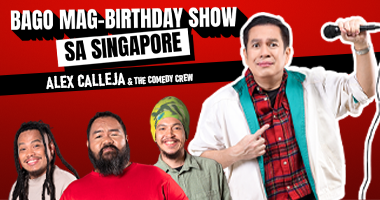 ALEX CALLEJA Bago Mag-Birthday Show sa Singapore