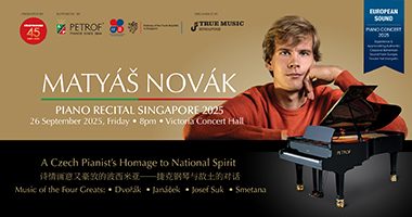MATYÁŠ NOVÁK PIANO RECITAL SINGAPORE 2025