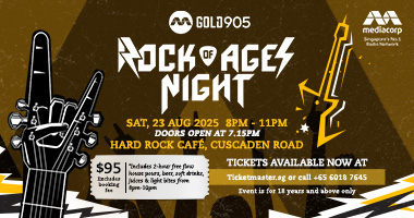 Mediacorp GOLD 905’s Rock Of Ages Night