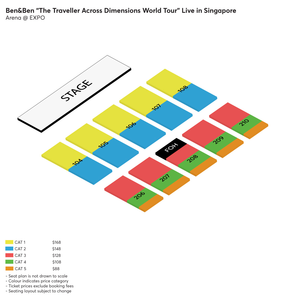 The layout below is not drawn to scale and is subject to change.1