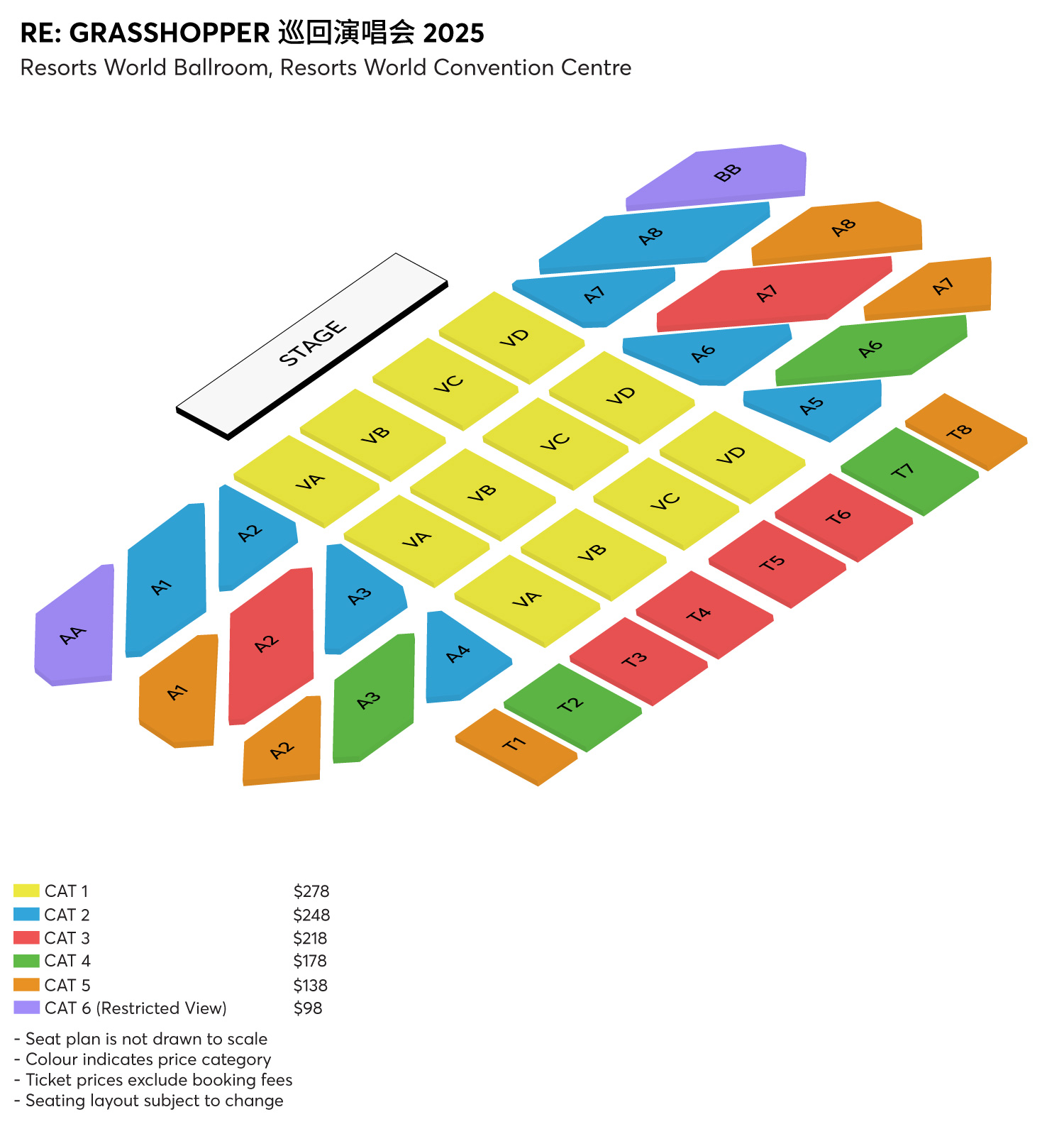 The layout below is not drawn to scale and is subject to change.1