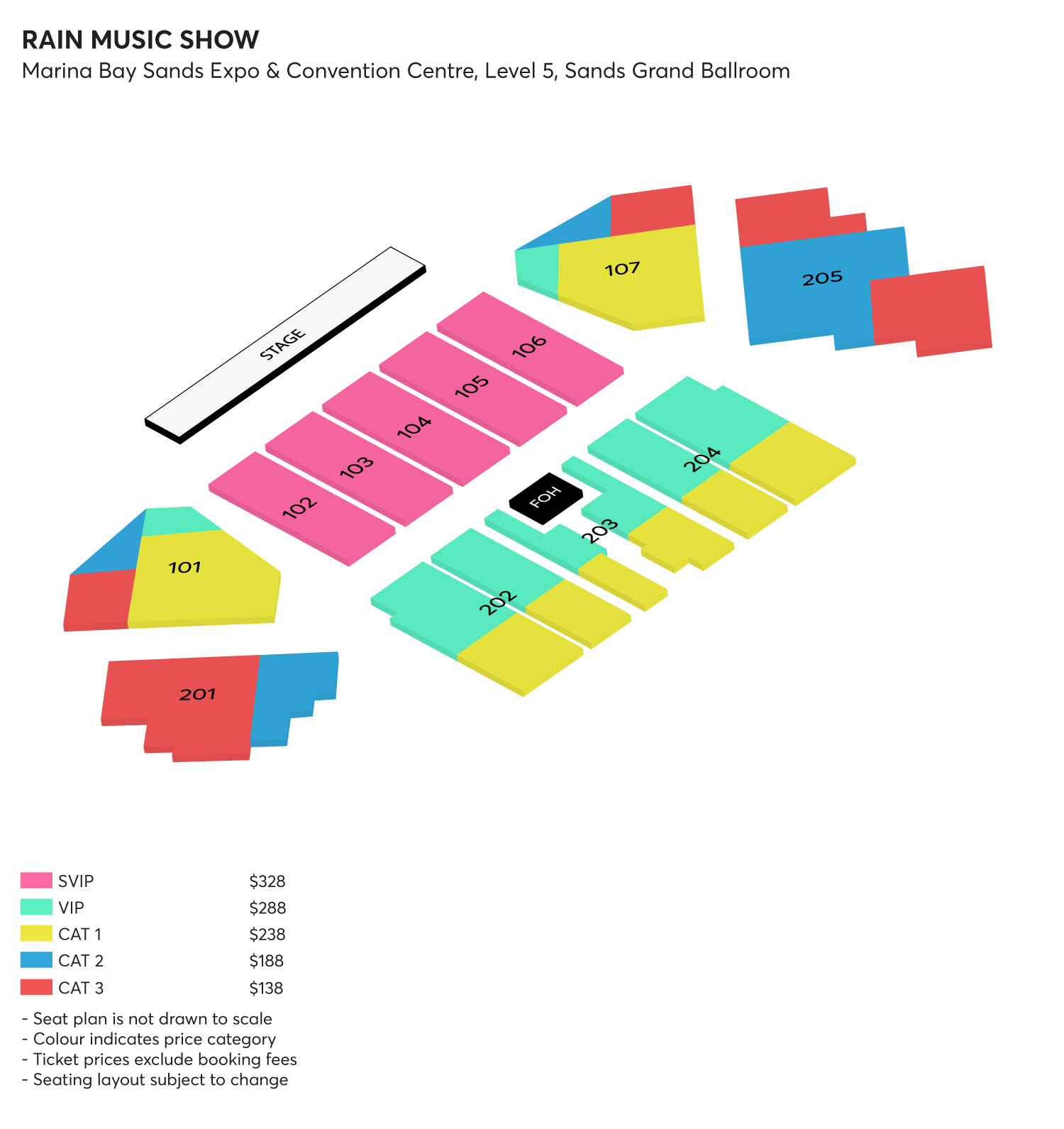 The layout below is not drawn to scale and is subject to change.1