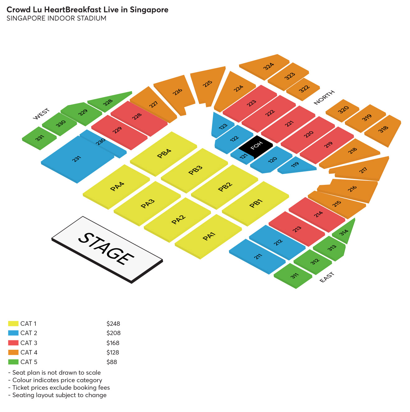 The layout below is not drawn to scale and is subject to change.1