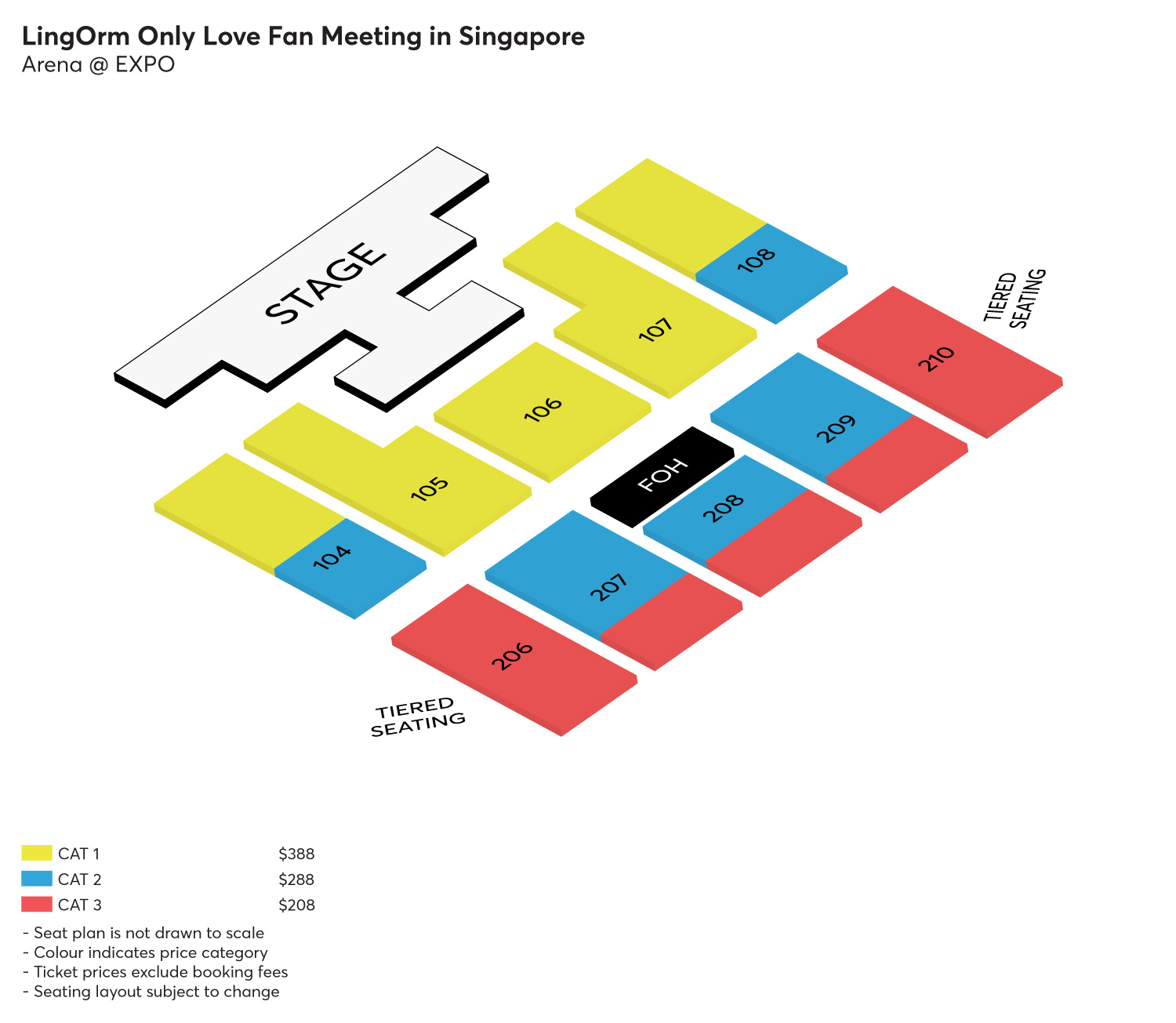 Tickets: LingOrm Only Love Fan Meeting in Singapore 2026 @ Arena @ EXPO |  21 Feb 2026 (Sat.) | Ticketmaster SG