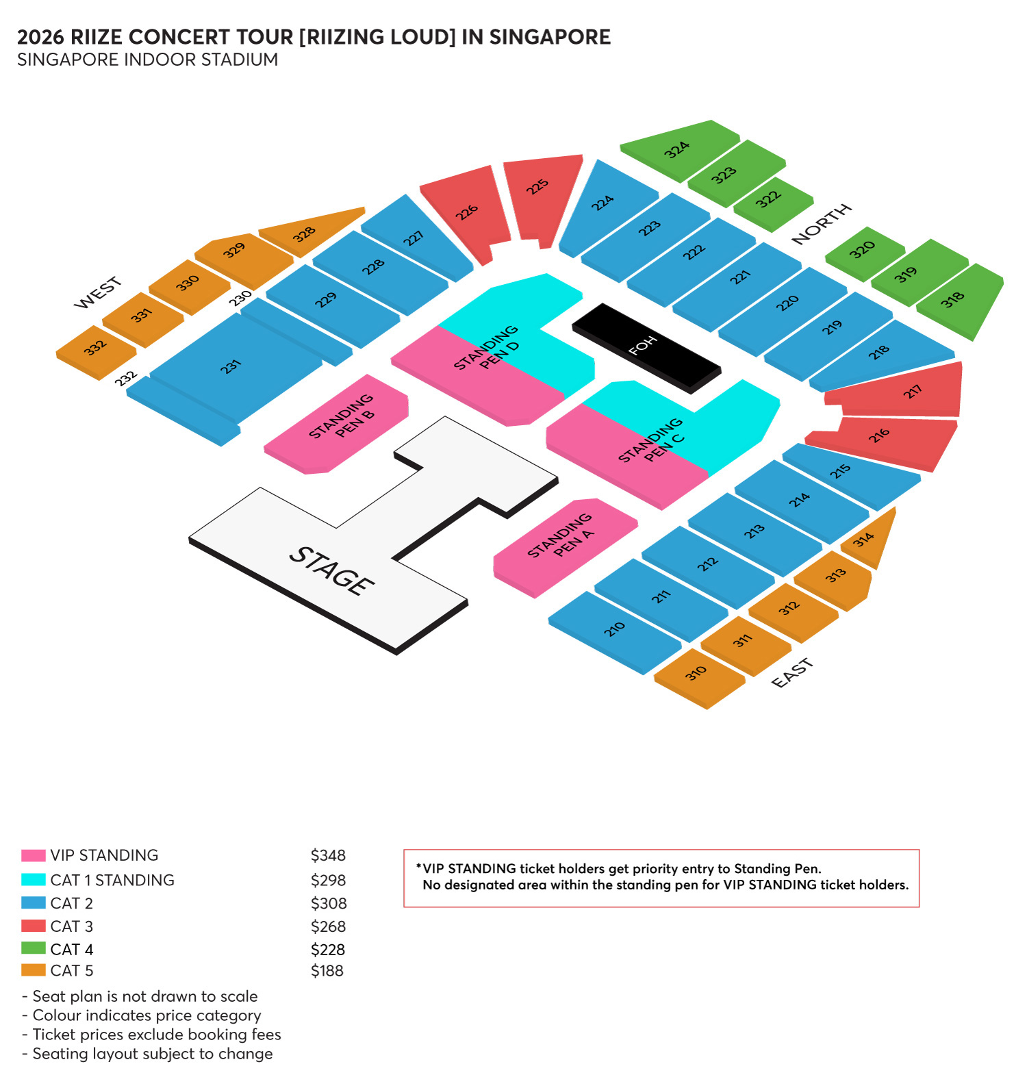 The layout below is not drawn to scale and is subject to change.1