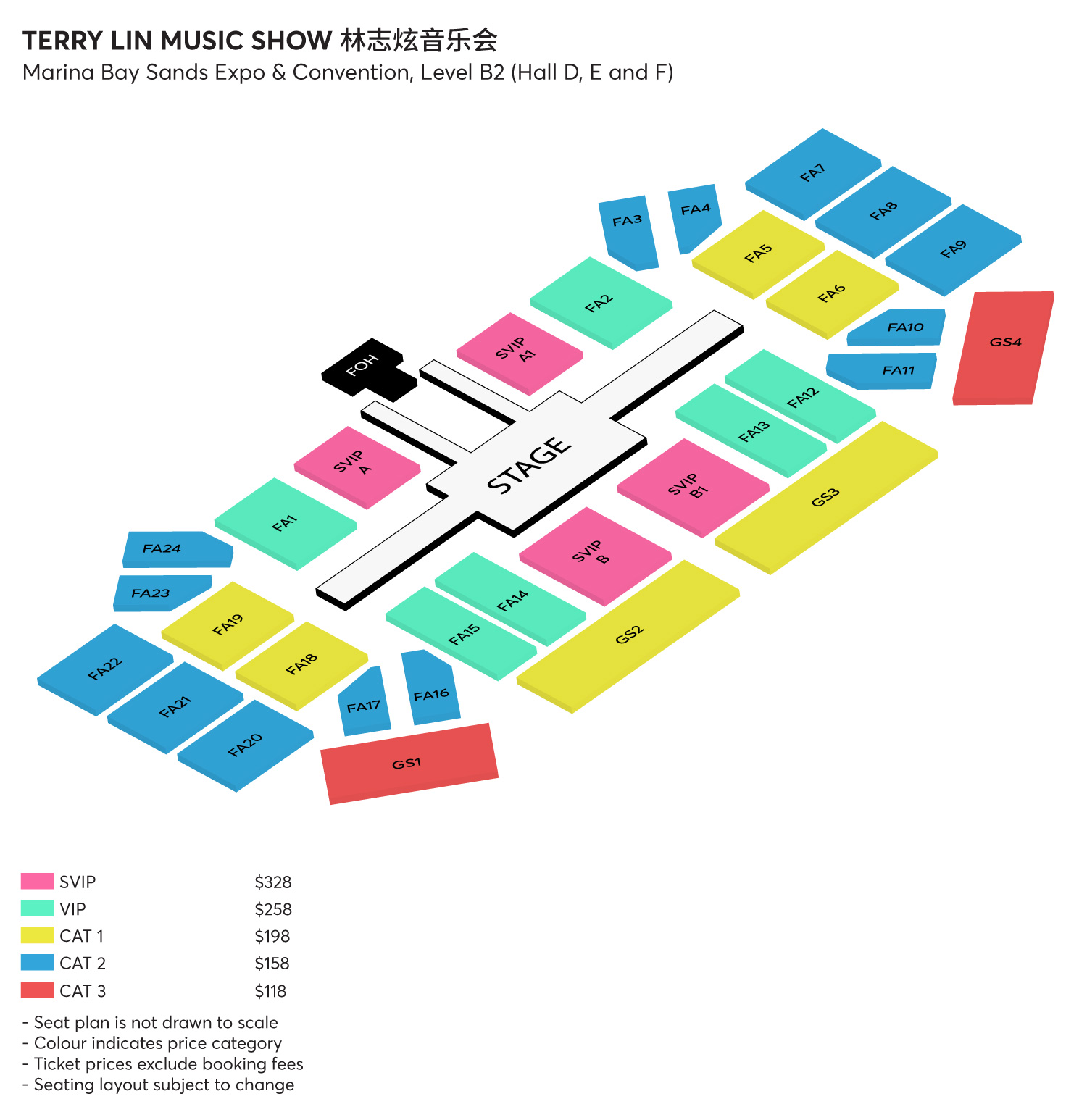 The layout below is not drawn to scale and is subject to change.1