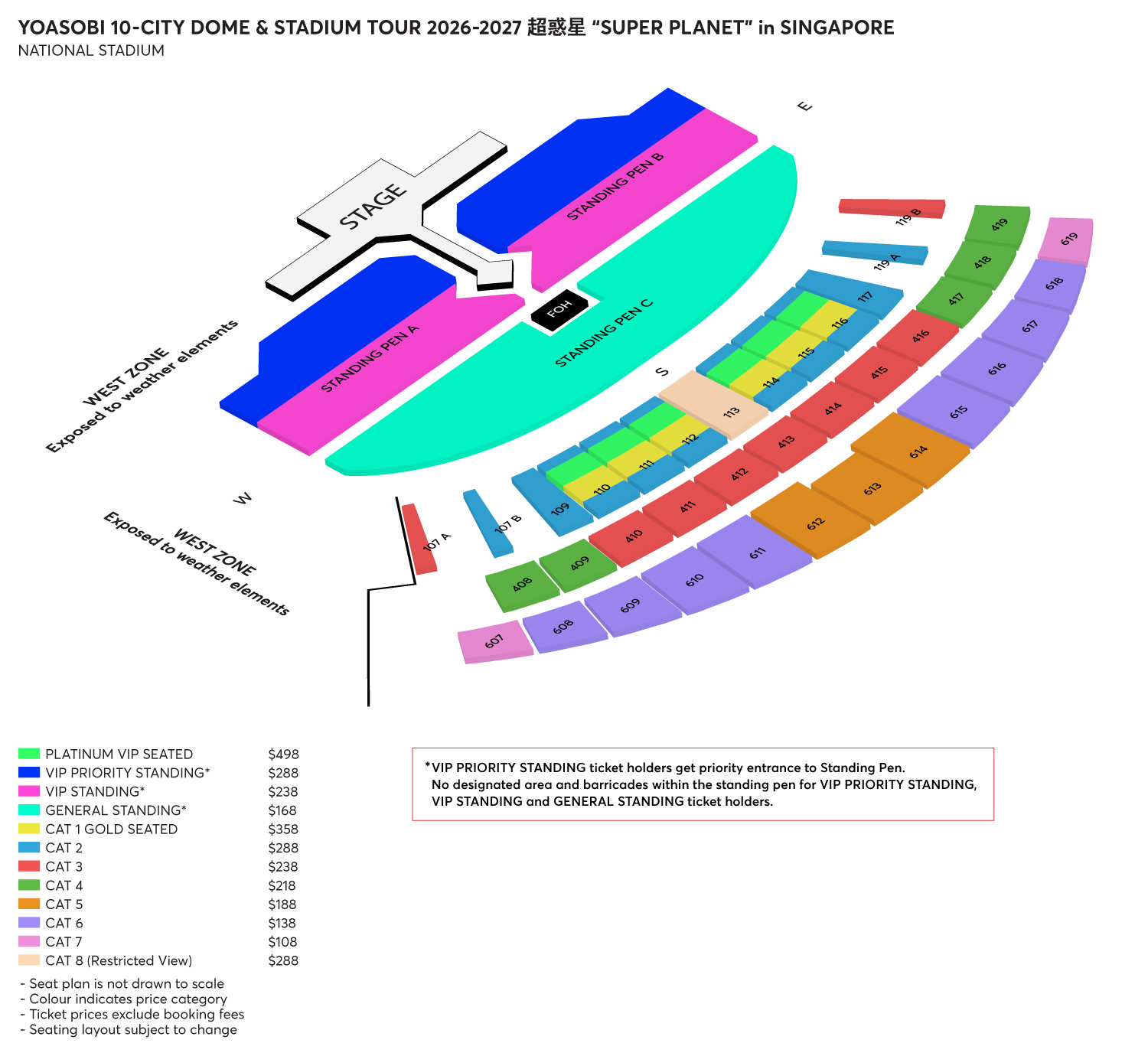 Tickets: YOASOBI 10-CITY DOME & STADIUM TOUR 2026-2027 超惑星